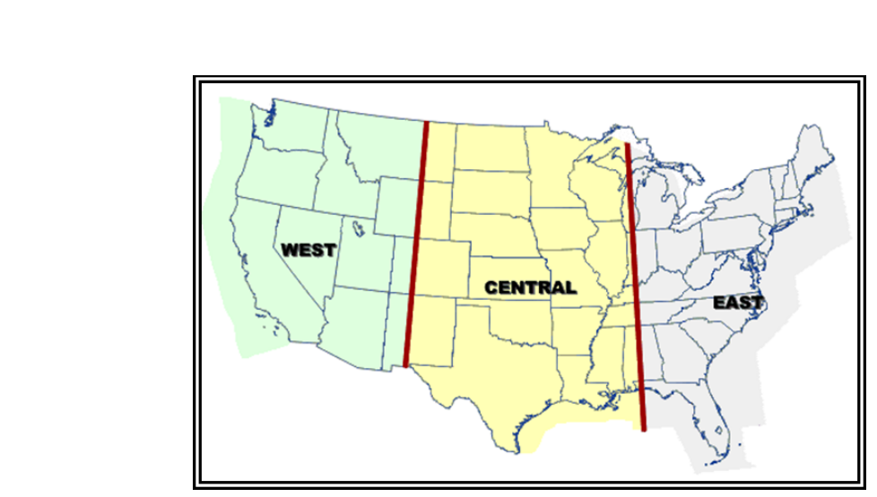 AWC Convective SIGMET Areas of Responsibility