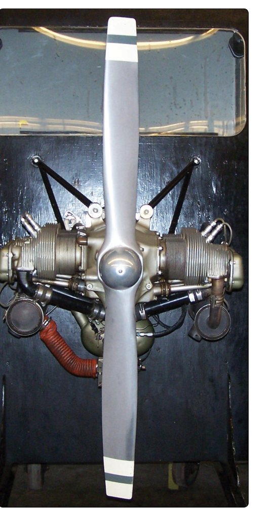 Fixed-pitch propeller.