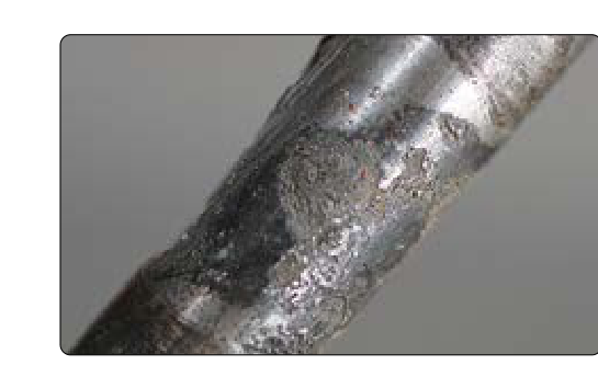 Dissimilar metal corrosion.