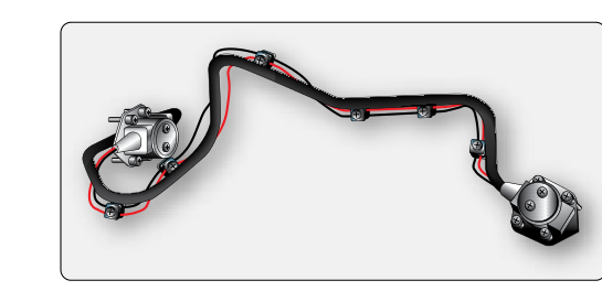 Pneumatic dual fire/overheat detector assembly.