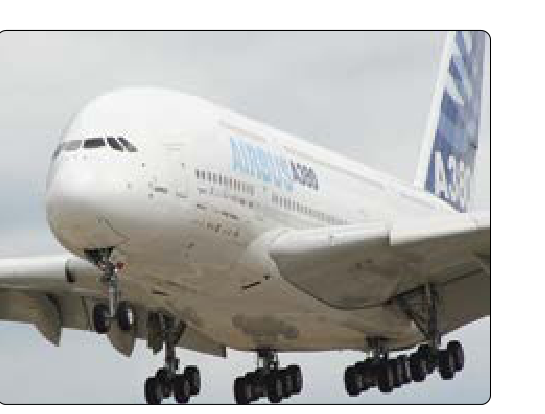 Kinetic energy (Airbus A380 taking off).