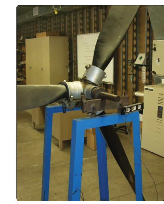 Static propeller balancing.