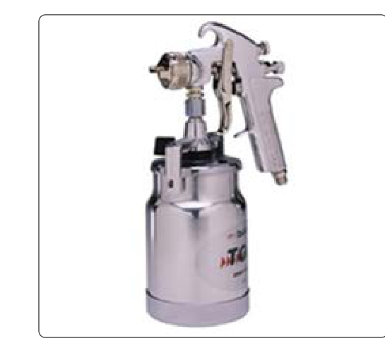 Siphon-feed spray gun.