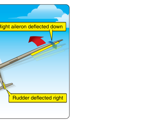 Demonstrating a crossed-control approach to a stall at altitude.