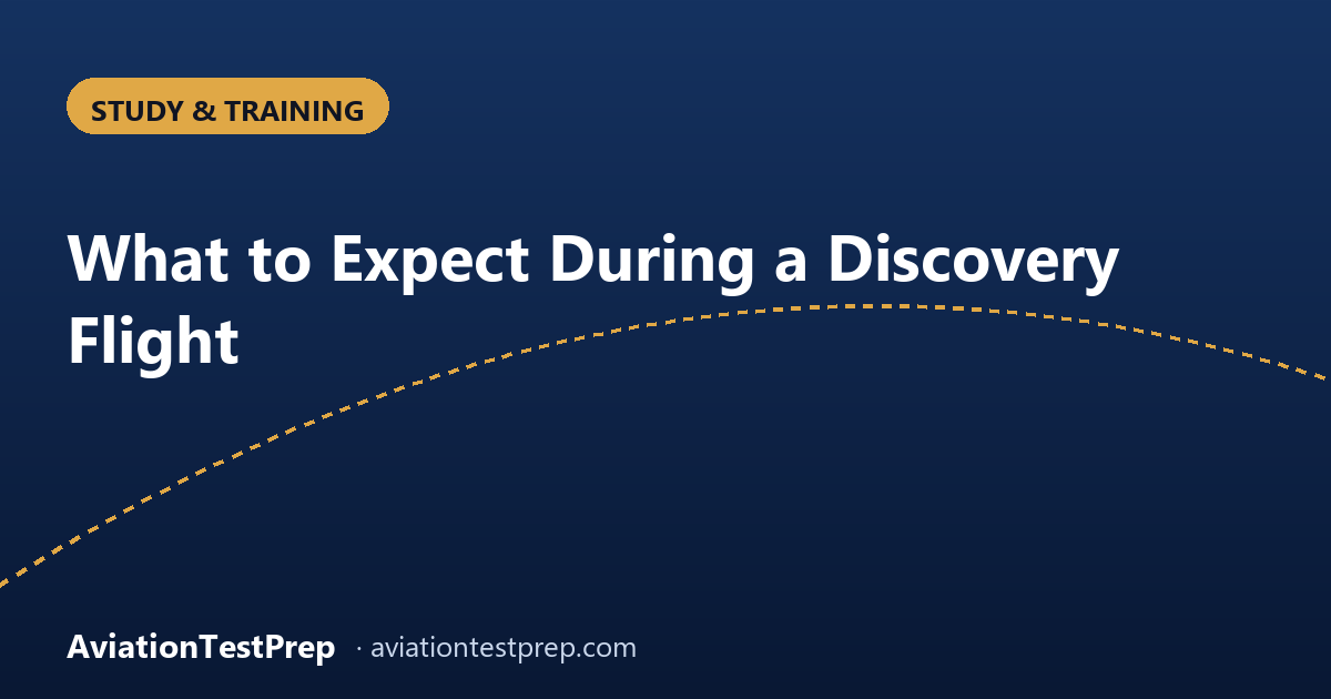 What to Expect During a Discovery Flight